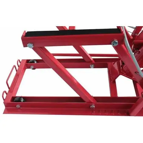 Varan Motors - NEMEL-01 Pont élévateur 450kg, Plateforme élévatrice, Béquille D'atelier Pour Moto, Quad, Scooter, Tondeuse - Rouge 5 Varan Motors - NEMEL-01 Pont élévateur 450kg, Plateforme élévatrice, Béquille D'atelier Pour Moto, Quad, Scooter, Tondeuse - Rouge – Image 3