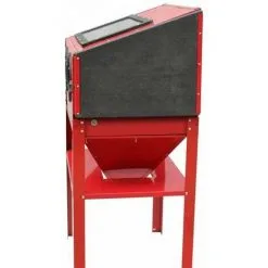 Varan Motors - NESB-16D Cabine De Sablage, Microbilleuse, Sableuse à Manchons Professionnelle 220 Litres Avec Accessoires - Rouge -Varan Motors Magasin 870370 5