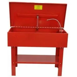 Varan Motors - NEPW-04 Fontaine De Nettoyage D'atelier électrique 150 Litres 230V Bac De Nettoyage - Rouge