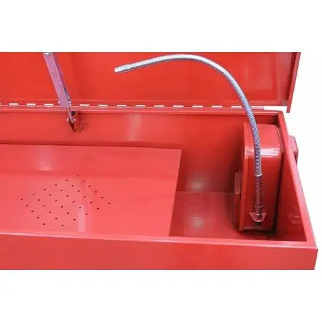 Varan Motors - NEPW-04 Fontaine De Nettoyage D'atelier électrique 150 Litres 230V Bac De Nettoyage - Rouge 4 Varan Motors - NEPW-04 Fontaine De Nettoyage D'atelier électrique 150 Litres 230V Bac De Nettoyage - Rouge – Image 2