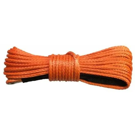 Varan Motors - Rope12mm Corde Synthétique Pour Treuil 12mm X 26M Capacité De Charge De 12000Kg - Orange 3 Varan Motors - Rope12mm Corde Synthétique Pour Treuil 12mm X 26M Capacité De Charge De 12000Kg - Orange – Image 2
