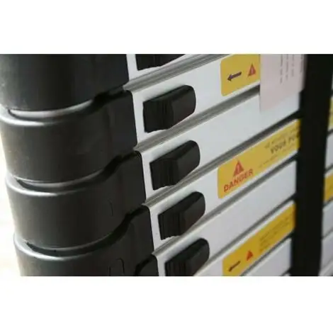 Varan Motors - DLT709B Echelle Télescopique Multi-fonctions En Alu De 5.60m, 18 échelons - Gris 7 Varan Motors - DLT709B Echelle Télescopique Multi-fonctions En Alu De 5.60m, 18 échelons - Gris – Image 5